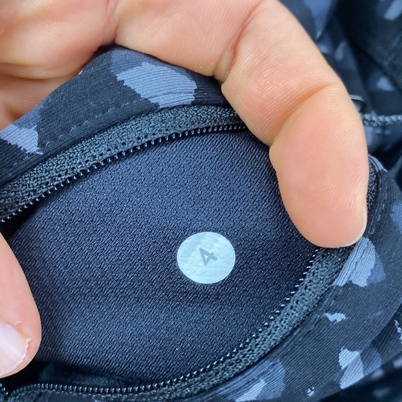 Lululemon Tight Stuff Tight (Reflective) Simply Lace Play Dark Slate Black - Picture 6 of 7